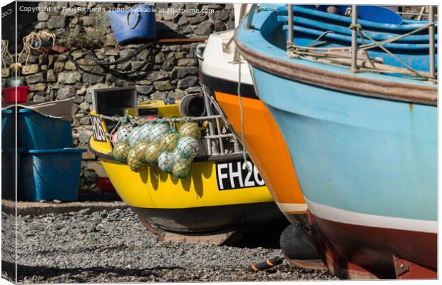 Cadgwith fishing village, in Cornwall Canvas Print by Paul Richards