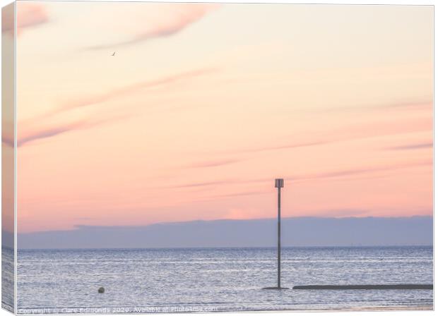 Margate Canvas Print by Clare Edmonds