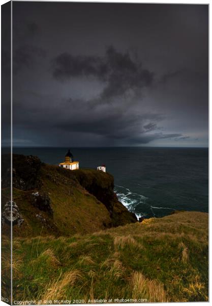 St Abbs Canvas Print by Rob McAvoy