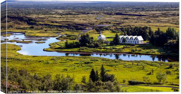 Iceland in the Summer Canvas Print by Lee Kokle