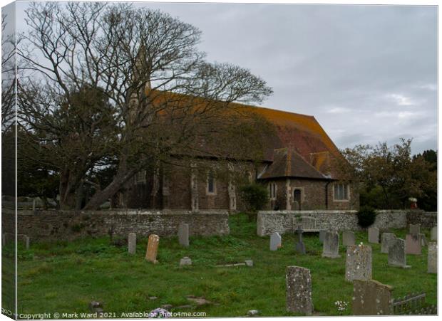 The Parish Church of St Mary, Rye. Canvas Print by Mark Ward