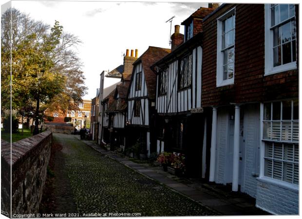 Chuch Square in Rye  Canvas Print by Mark Ward