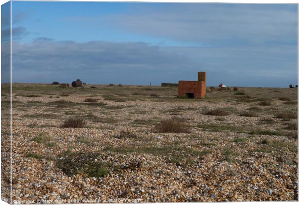 Dungeness. An Oddity. Canvas Print by Mark Ward