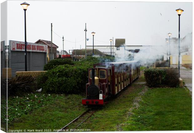 Hastings Miniature Railway Canvas Print by Mark Ward