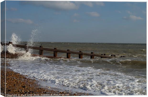 To See the Sea and Dream awhile. Canvas Print by Mark Ward