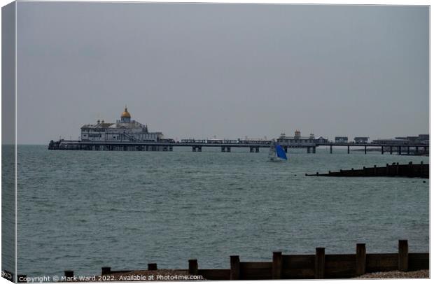 Eastbourne Pier in May Canvas Print by Mark Ward