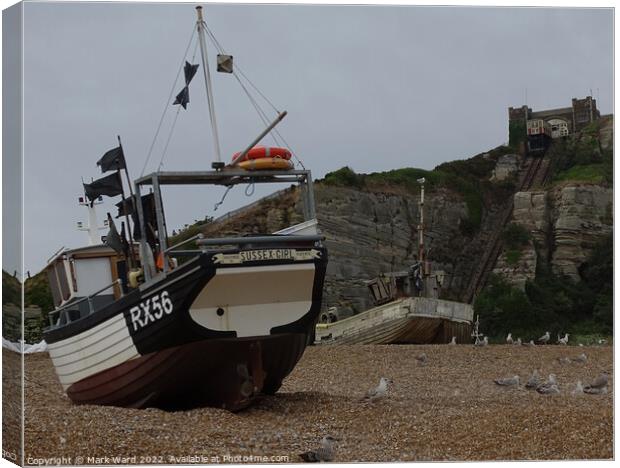 The Sussex Girl of Hastings. Canvas Print by Mark Ward