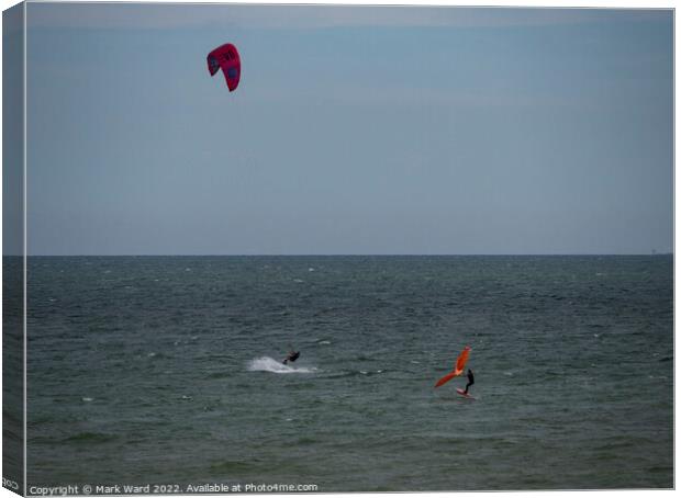 Two ways to Travel by Wind. Canvas Print by Mark Ward