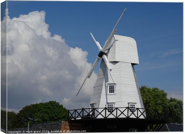 The Windmill in Rye. Canvas Print by Mark Ward