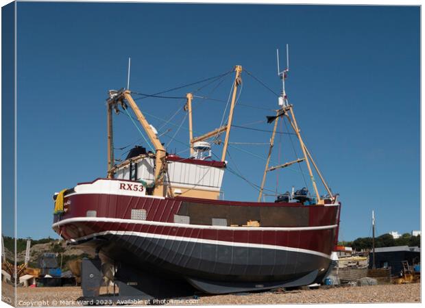 RX53 of the Hastings fleet. Canvas Print by Mark Ward