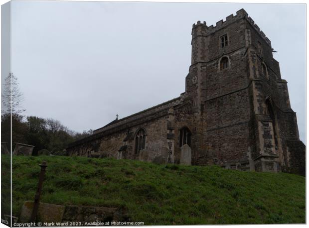 All Saints Church of Hastings. Canvas Print by Mark Ward