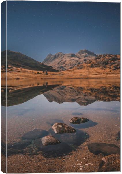Stars above the Langdales Canvas Print by Jonny Gios
