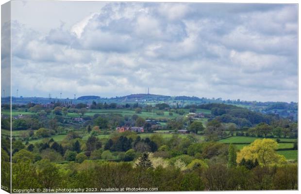 Across to Alport. Canvas Print by 28sw photography