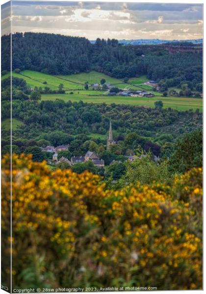 Ashover Gold. Canvas Print by 28sw photography