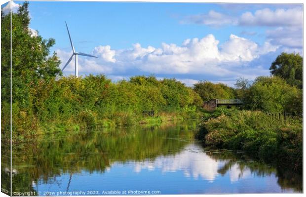 Winston and The Erewash Beauty. Canvas Print by 28sw photography