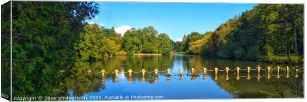 Lakeside Charms - (Panorama.) Canvas Print by 28sw photography