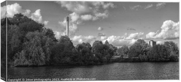 Urban Landscape Beauty - (Panoramic.) Canvas Print by 28sw photography