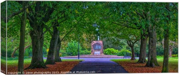 Memorial View - (Panorama.) Canvas Print by 28sw photography