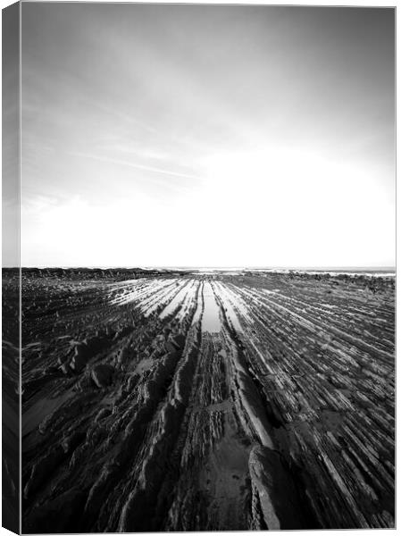 The spectacular Zumaya Flysch Canvas Print by Vicen Photo