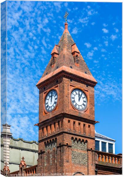 Chapel Royal Clock Tower in Brighton Canvas Print by Geoff Smith