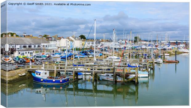 River Adur at Shoreham by Sea Canvas Print by Geoff Smith