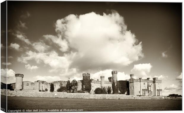 Cloud over Bodelwyddan Castle Canvas Print by Allan Bell