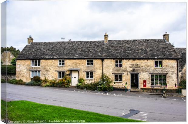 The Old village Post office Canvas Print by Allan Bell