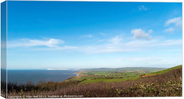 Isle of Wight landscape Canvas Print by Allan Bell