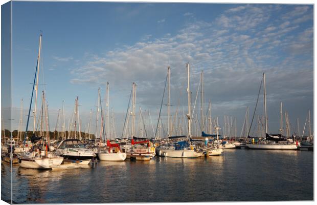 Yarmouth Harbour in Early Morning Canvas Print by Allan Bell