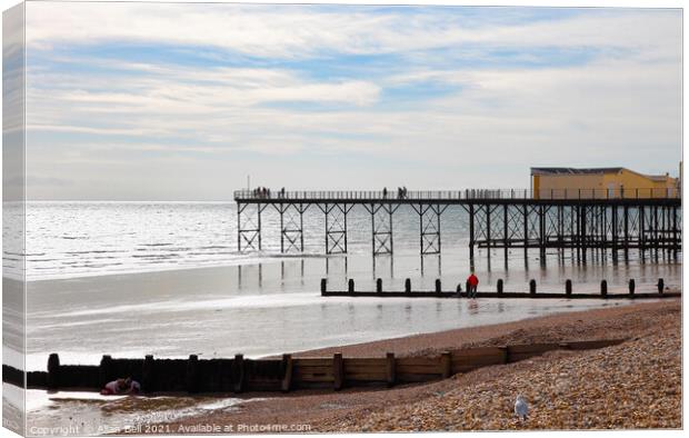 Bognor Regis Pier Canvas Print by Allan Bell