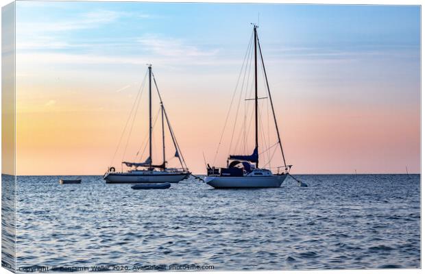 Sail away with me Canvas Print by Benjamin Waller