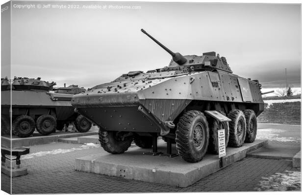 Light armoured vehicle Canvas Print by Jeff Whyte