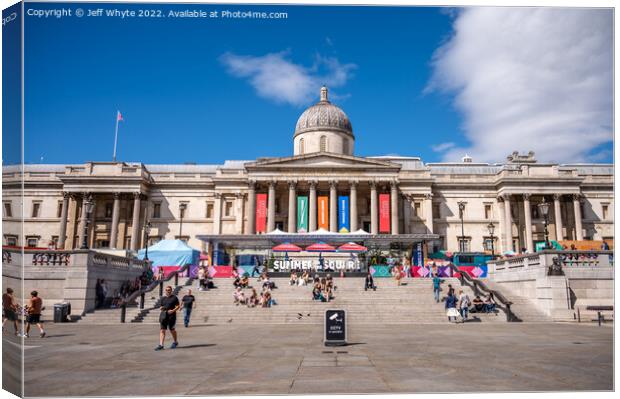 The National Gallery Canvas Print by Jeff Whyte