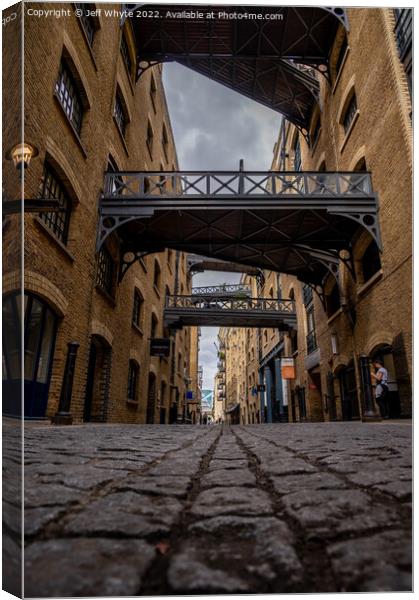 Shad Thames  Canvas Print by Jeff Whyte