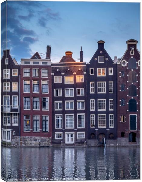 Amsterdam Canvas Print by Jeff Whyte