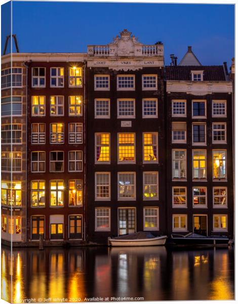 Amsterdam Canvas Print by Jeff Whyte