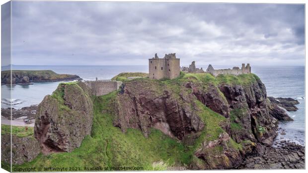 Dunnottar Castle Canvas Print by Jeff Whyte