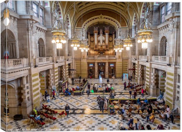 Kelvingrove Art Gallery and Museum Canvas Print by Jeff Whyte