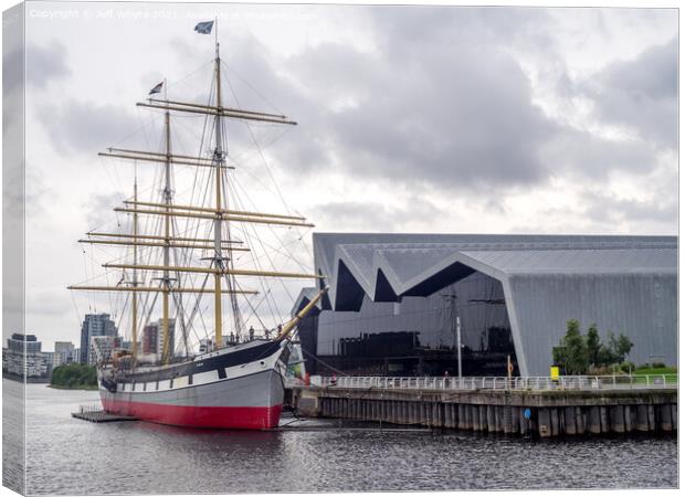 Riverside Museum in Glasgow Canvas Print by Jeff Whyte