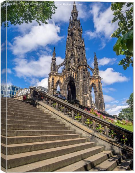 Scott Monument Canvas Print by Jeff Whyte