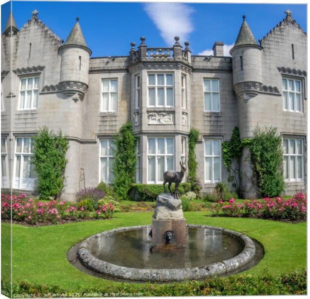 Balmoral Castle Canvas Print by Jeff Whyte