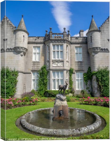 Balmoral Castle Canvas Print by Jeff Whyte