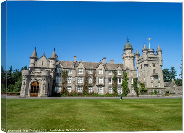 Balmoral Castle Canvas Print by Jeff Whyte