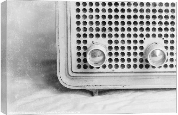 Vintage Radio Abstract View Canvas Print by Imladris 