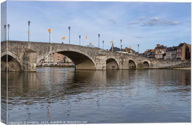 Pont de Jambes, Namur, Belgium Canvas Print by Imladris 