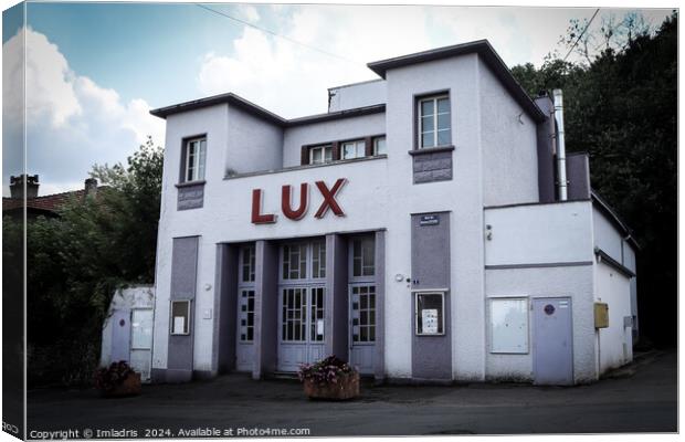 The 'Lux' Art Deco Cinema, France Canvas Print by Imladris 