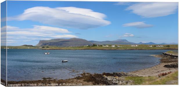 Lenticular Cloud, Bunessan, Isle of Mull, Scotland Canvas Print by Imladris 