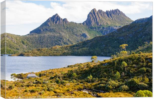 Cradle Mountain and Dove Lake - Tasmania Canvas Print by Laszlo Konya