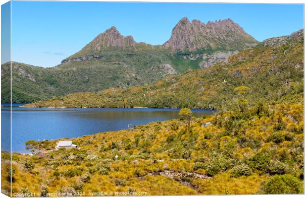 Cradle Mountain and Dove Lake - Tasmania Canvas Print by Laszlo Konya