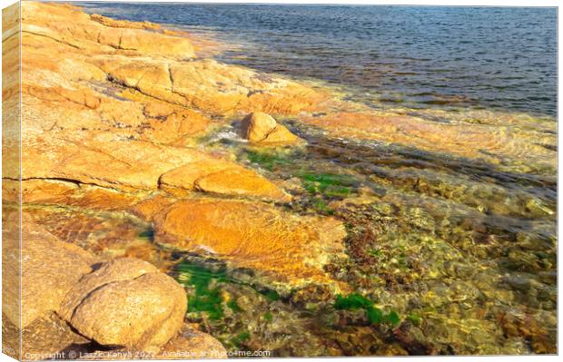 Colourful canvas of nature - Coles Bay Canvas Print by Laszlo Konya